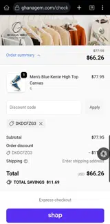 DKDCFZG3 coupon verification screenshot