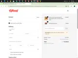 WELCOME10 coupon verification screenshot