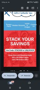 Stack80 coupon verification screenshot