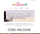 WELCOME coupon verification screenshot