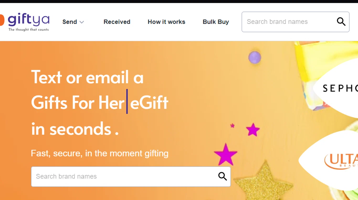 GiftYa promo code screenshot showing code DSW20 applied at GiftYa checkout page. Uploaded by SimplyCodes community member THEBANANA on Feb 23, 2025