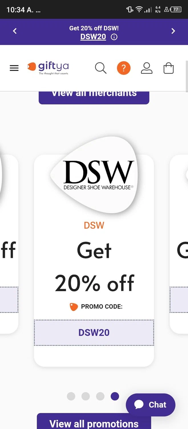 GiftYa checkout page showing GiftYa promo code box | Screenshot taken by SimplyCodes community member on Dec 24, 2024