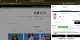 Gigi Moda coupon verification screenshot