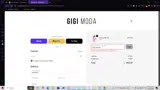 Gigi Moda coupon verification screenshot
