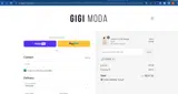 Gigi Moda coupon verification screenshot