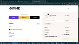 GIMME Store coupon verification screenshot