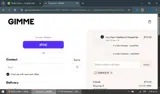 GIMME Store coupon verification screenshot