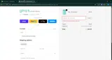 Gina K. Designs coupon verification screenshot