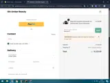 Gin Amber coupon verification screenshot