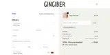Gingiber coupon verification screenshot