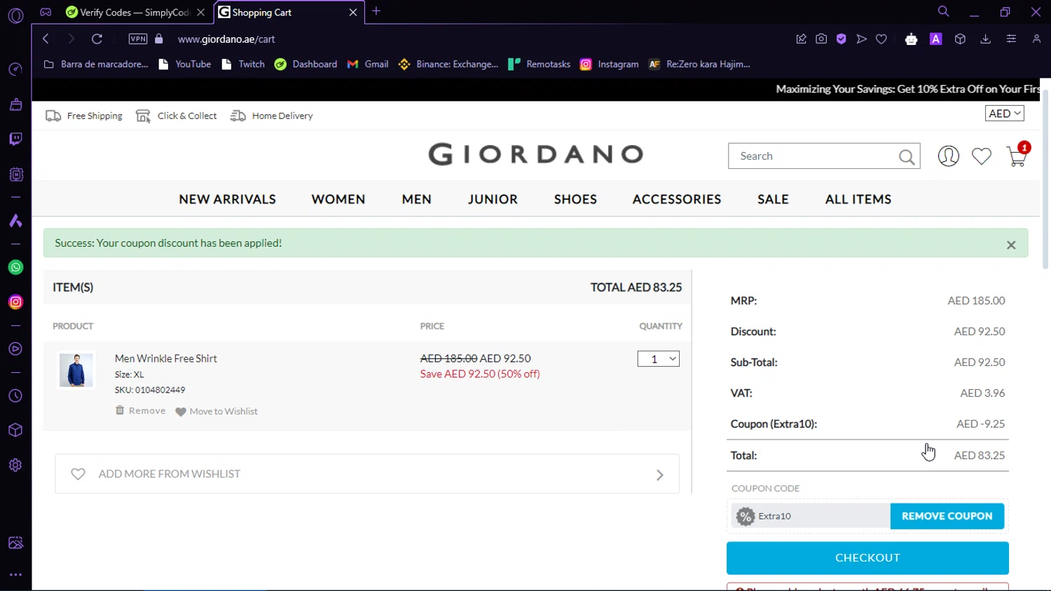 Giordano Promo Codes 10 Off May 2024