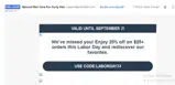 LABORDAY24 coupon verification screenshot
