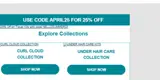 APRIL25 coupon verification screenshot