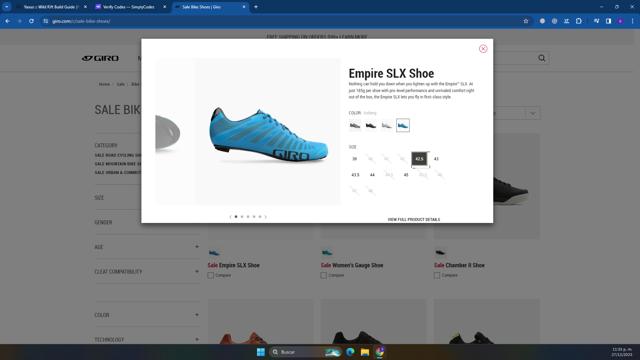 Giro checkout page showing Giro promo code box | Screenshot taken by SimplyCodes community member on Dec 28, 2023