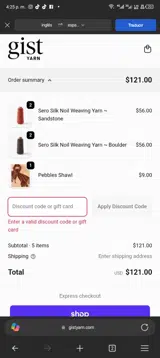 GIFT100 coupon verification screenshot