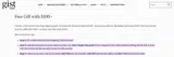 GIFT100 coupon verification screenshot