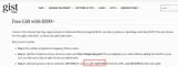 GIFT185 coupon verification screenshot