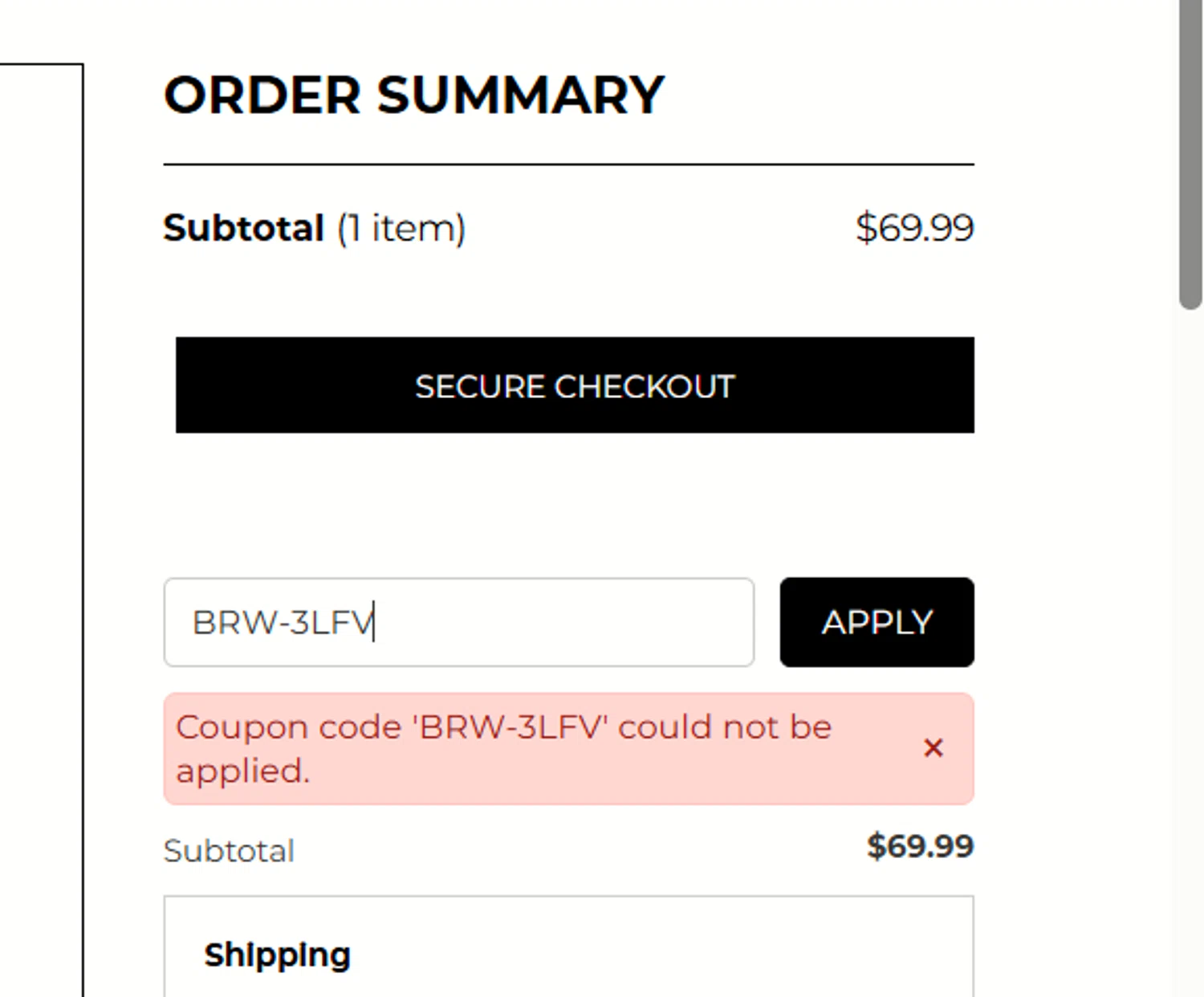 GK Elite discount code screenshot showing code BRW-3LFV applied at GK Elite checkout page. Uploaded by SimplyCodes community member a2d2c2d211 on May 27, 2025