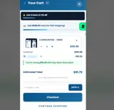 Glacier Aminos coupon verification screenshot