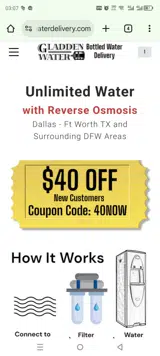 40now coupon verification screenshot