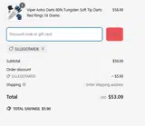 SILLEGOTARDE coupon verification screenshot