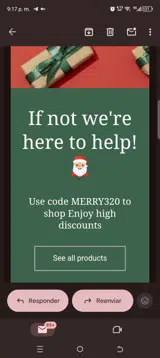 Merry320 coupon verification screenshot