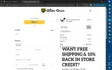 WELCOME10 coupon verification screenshot