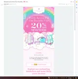 Glimmer Wish coupon verification screenshot
