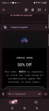 Bkf30 coupon verification screenshot