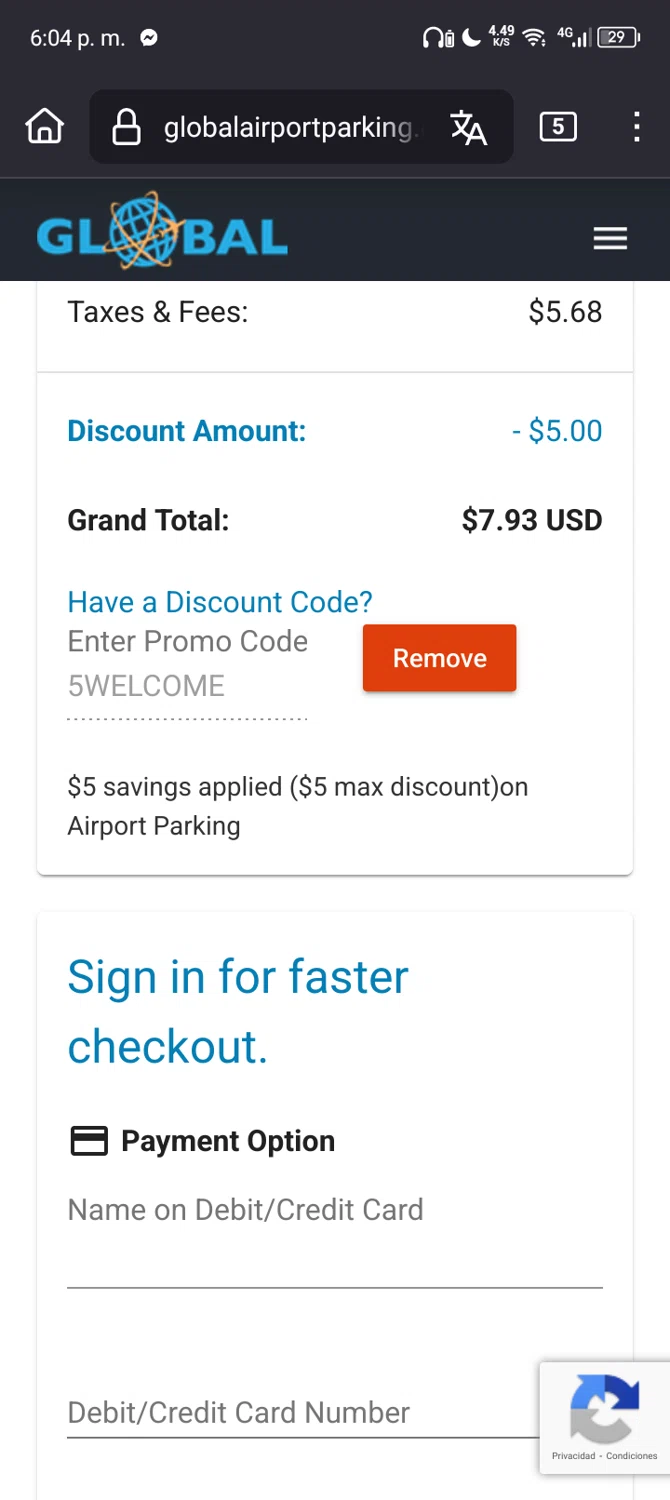 Global Airport Parking Discount Codes 5 Off October 2024