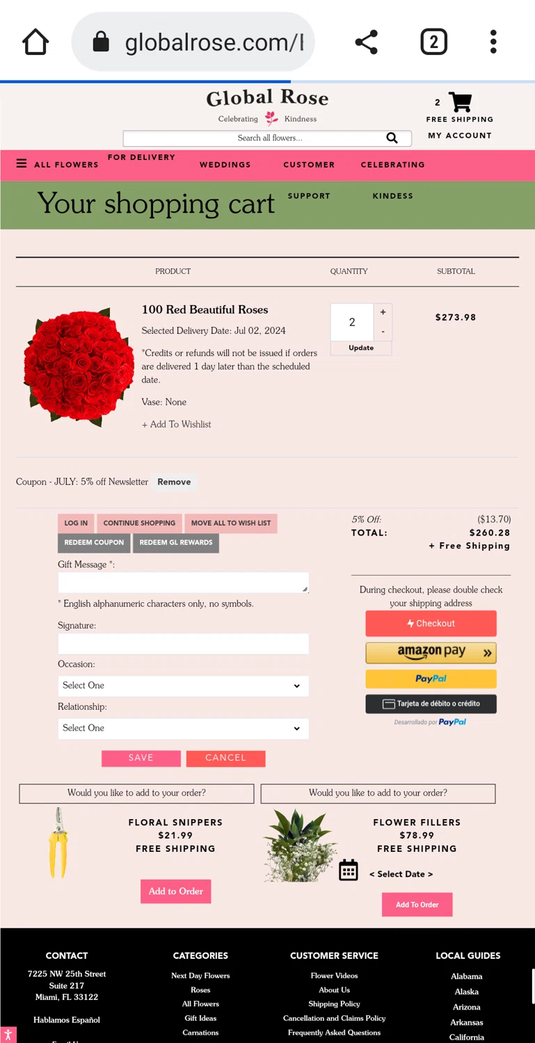 Globalrose Promo Codes 10 Off July 2024