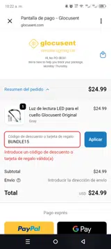 BUNDLE15 coupon verification screenshot