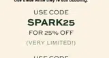 spark25 coupon verification screenshot