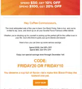 FRIDAY10 coupon verification screenshot