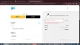 Glo USA coupon verification screenshot