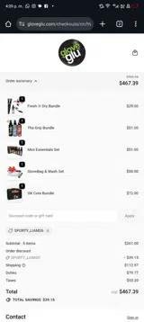 SPORTY_LIAM26 coupon verification screenshot