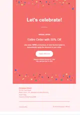 VIP50 coupon verification screenshot