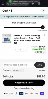 DPF10 coupon verification screenshot