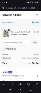 FREESHIP coupon verification screenshot