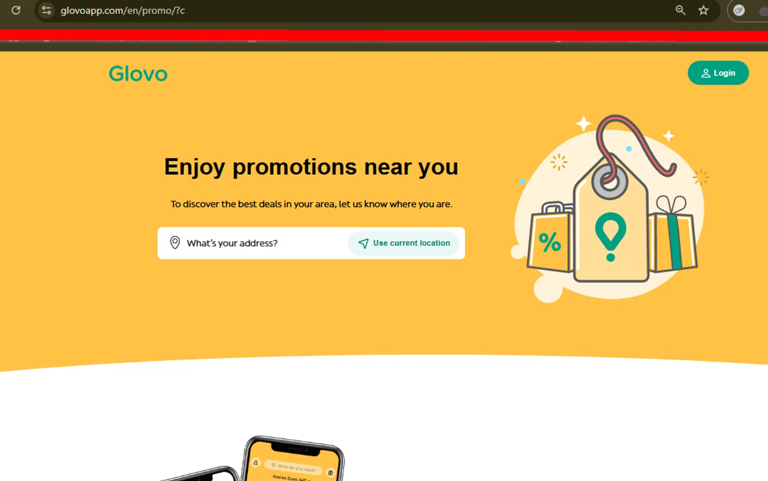 Glovo promo code screenshot showing code ODESI6OZSI1 applied at Glovo checkout page. Uploaded by SimplyCodes community member SimplyCVerlie on Feb 15, 2025