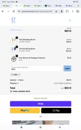 GB10 coupon verification screenshot