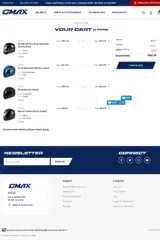 GMAX Helmets USA coupon verification screenshot