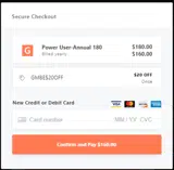 GMBE$20OFF coupon verification screenshot