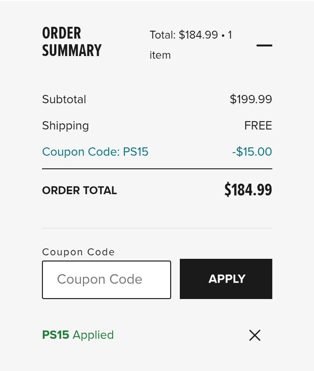 GNC coupon code screenshot showing code PS15 applied at GNC checkout page. Uploaded by SimplyCodes community member CleverPioneer8118 on Feb 10, 2026