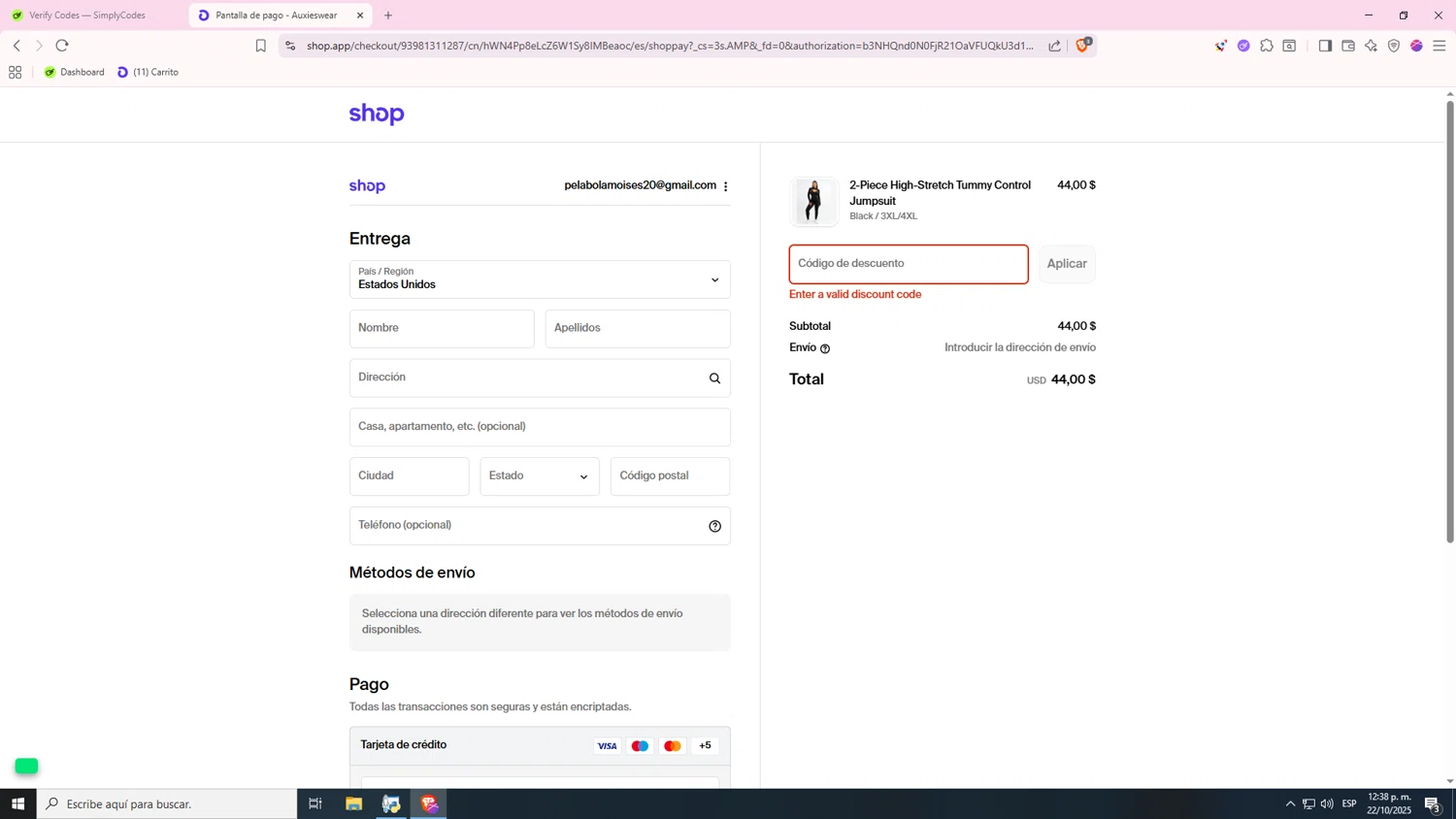 Go Ahead Tours promo code screenshot showing code WH25 applied at Go Ahead Tours checkout page. Uploaded by SimplyCodes community member MRSATAN on Oct 22, 2025