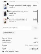 SMS15XR4P coupon verification screenshot