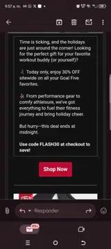 Flash30 coupon verification screenshot