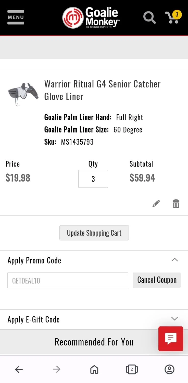 Goalie Monkey Promo Codes 25 Off September 2024