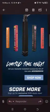 Accesories10 coupon verification screenshot