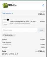 Dailyalissa coupon verification screenshot